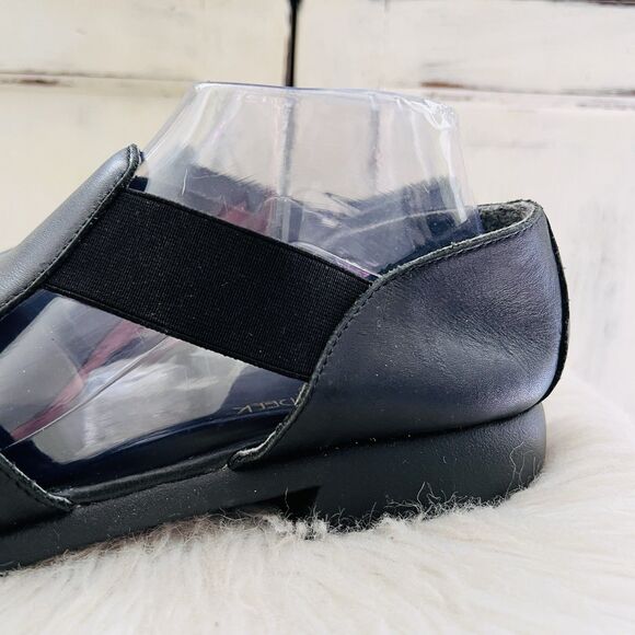 Cabin Creek Black Leather Slip on Comfort Sandals - Womens Size 10M - Picture 3 of 8